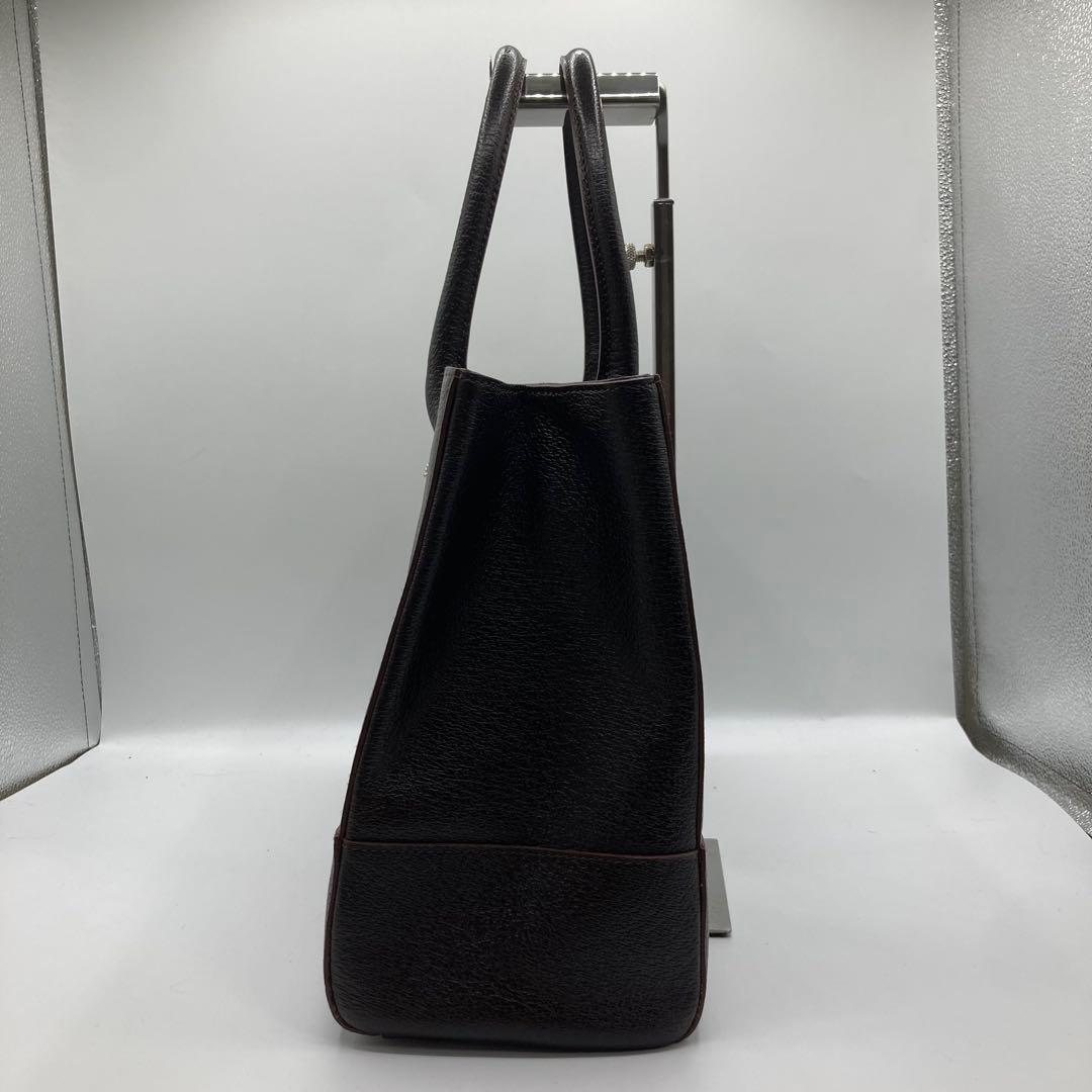 美品✨ヴィヴィアンウエストウッド トートバッグ エグゼクティブ2 銀オーブ　茶