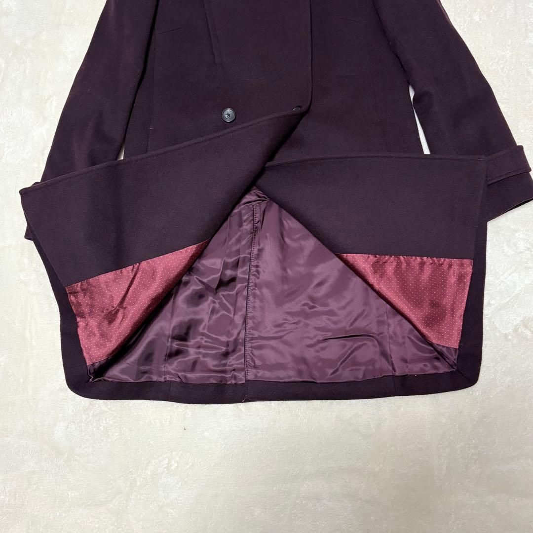 PaulSmith black ウールコート 23年モデル カシミヤ混 40