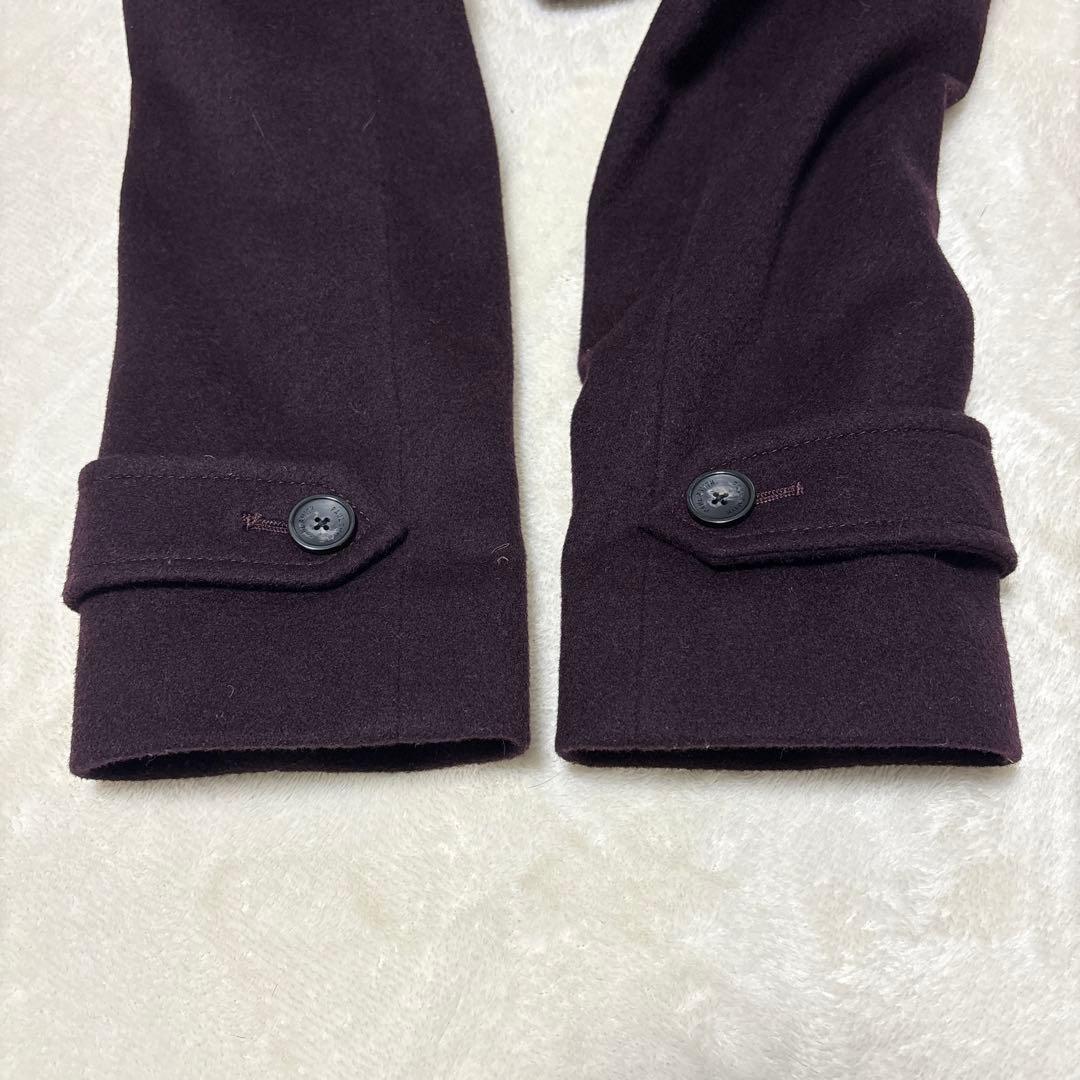 PaulSmith black ウールコート 23年モデル カシミヤ混 40