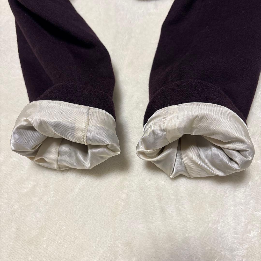 PaulSmith black ウールコート 23年モデル カシミヤ混 40