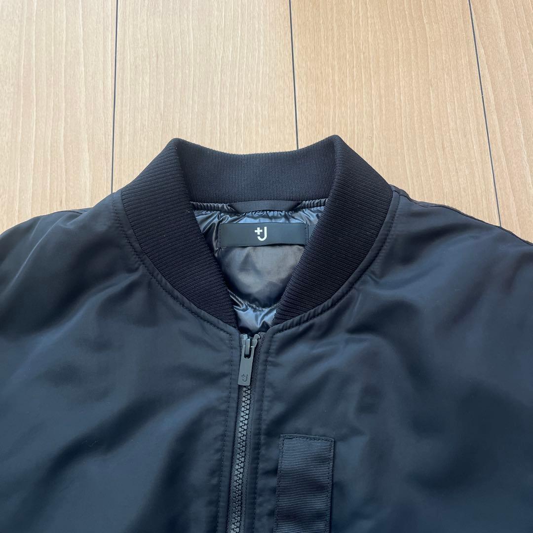 【美品】ユニクロ ジルサンダー ハイブリッドダウンオーバーサイズMA-1ブルゾン