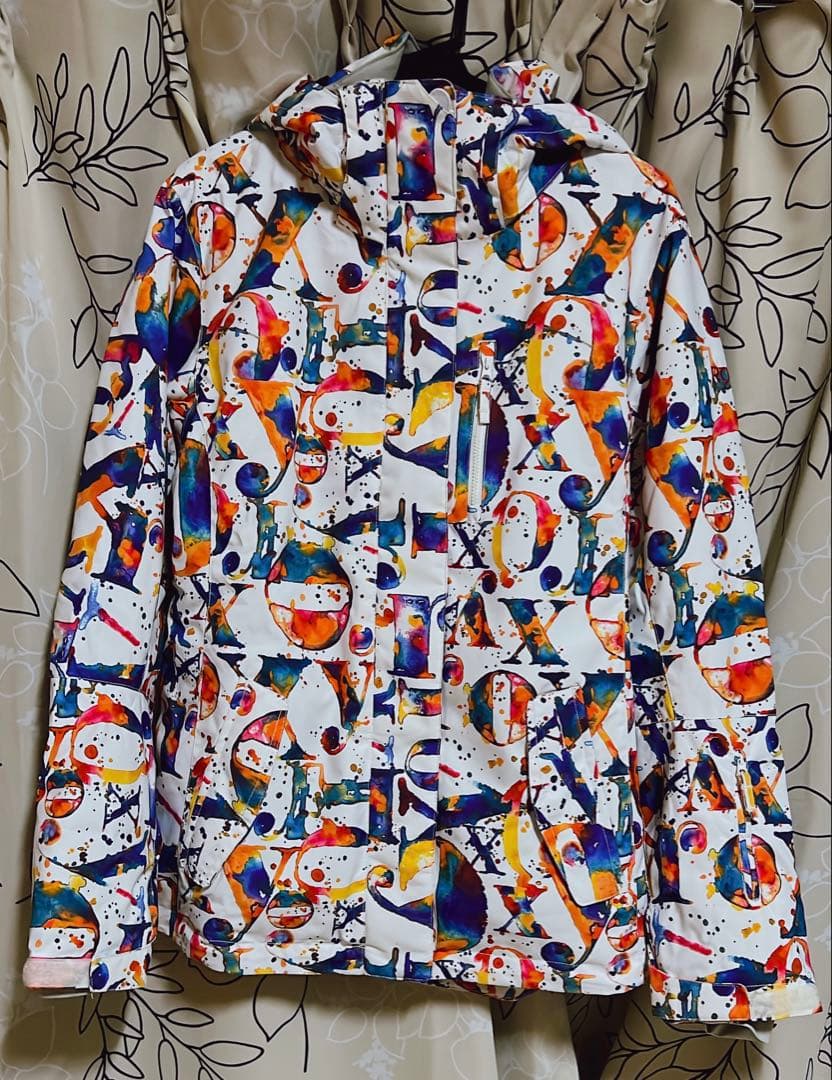 【美品】ROXYスキースノーボードウェア上下セット (サイズ上L・下M)