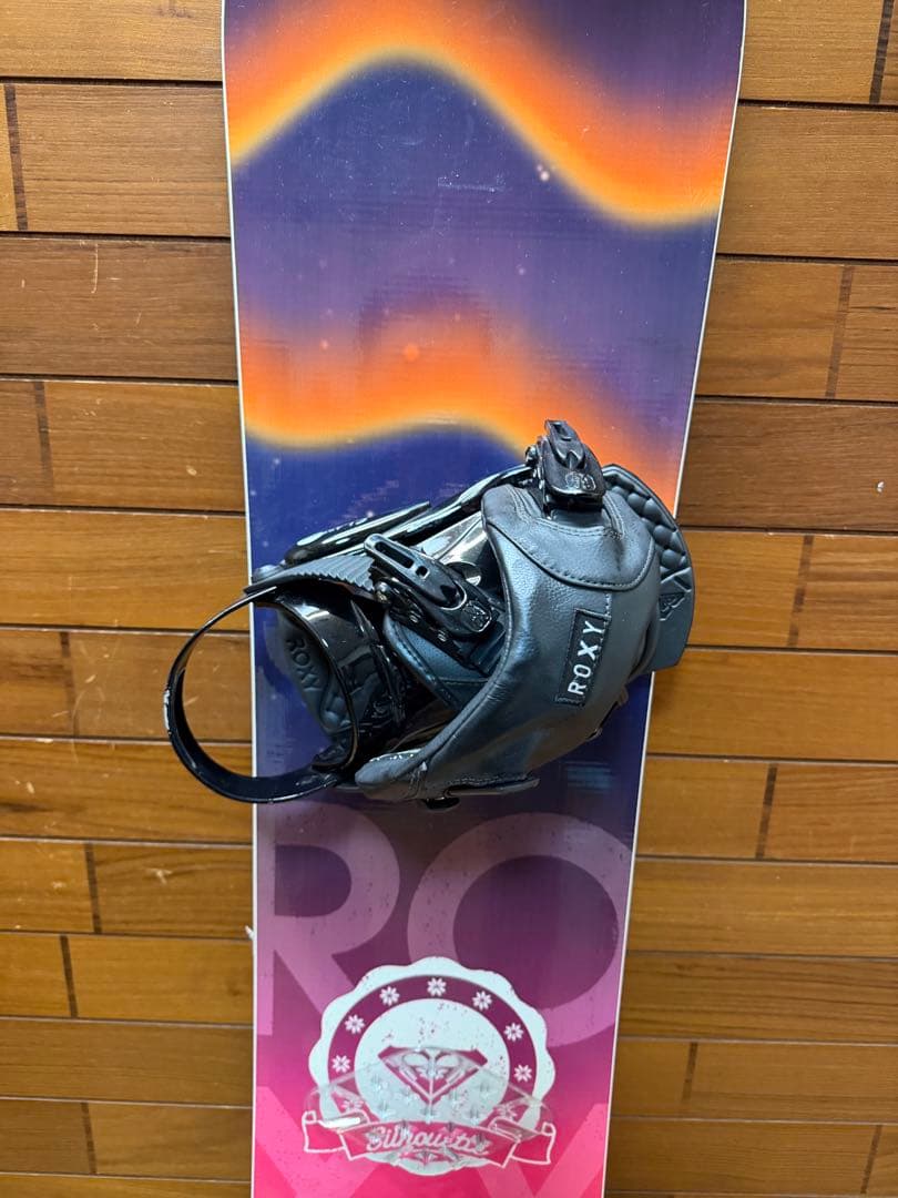ROXY　ロキシー　バインディング付　スノーボードセット