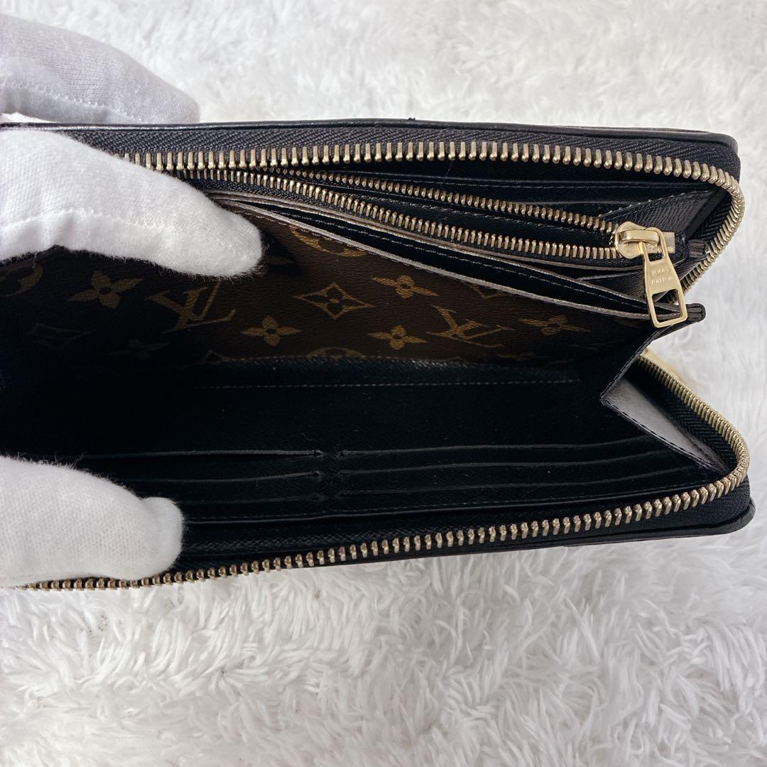 【美品・新型】ルイヴィトン モノグラム レティーロ ジッピーウォレット 黒