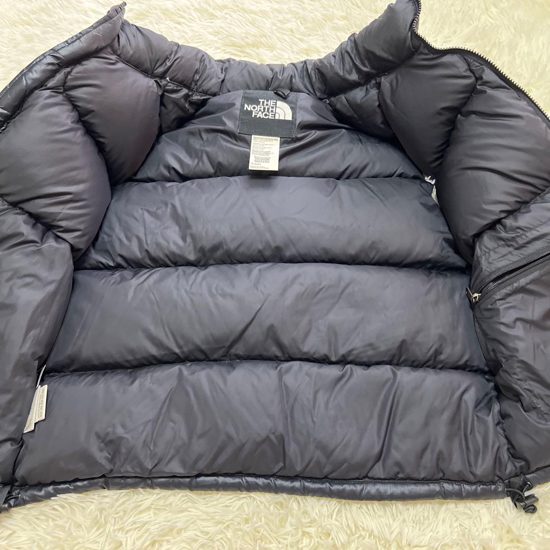 【良品】ザ ノースフェイス♪ヌプシ ダウンベスト 700フィル M