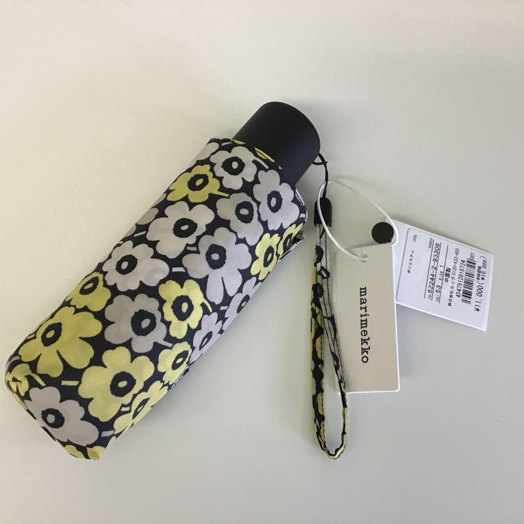 marimekko 花柄 折りたたみ傘 コンパクト