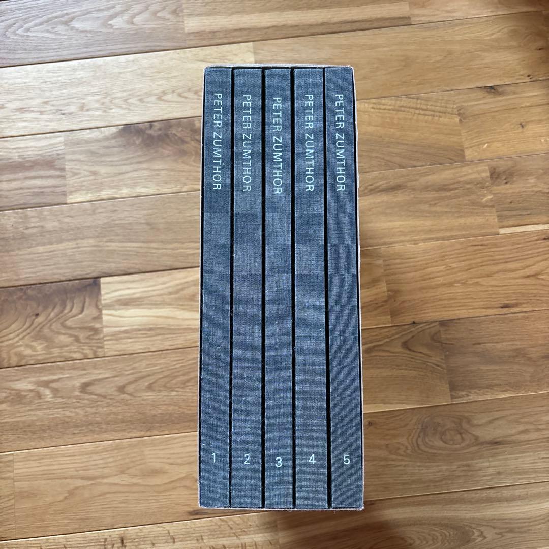 Peter Zumthorピーターズントー　作品図録五冊　新品未使用　美品！