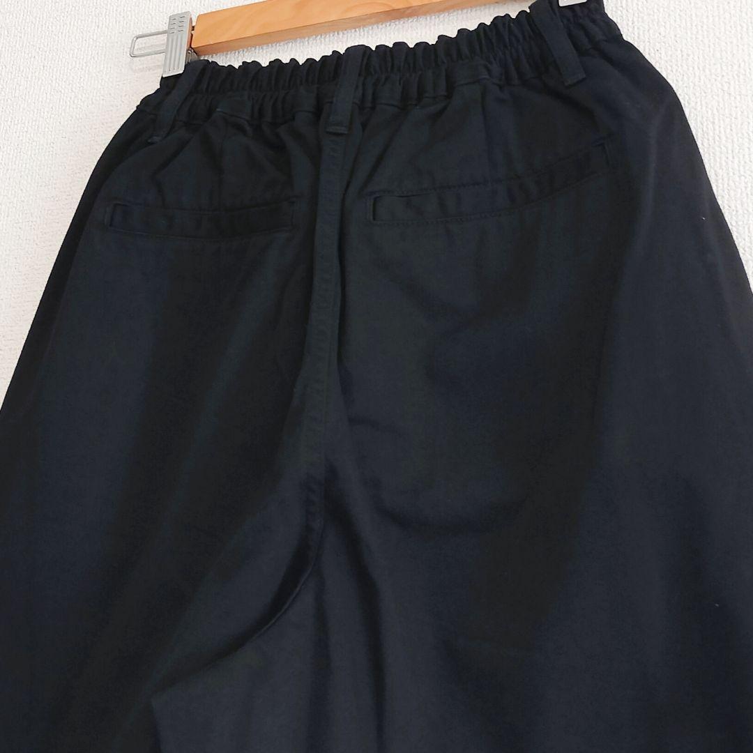 美品 HARVESTY コットン チノクロス サーカス ショートパンツ 黒