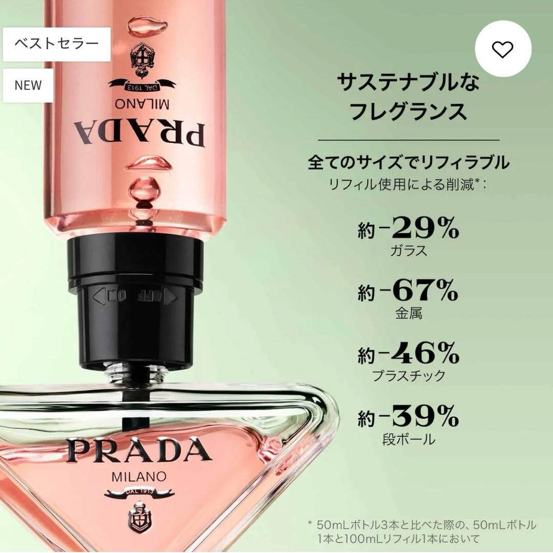 PRADA パラドックス　オーデパルファム30ml