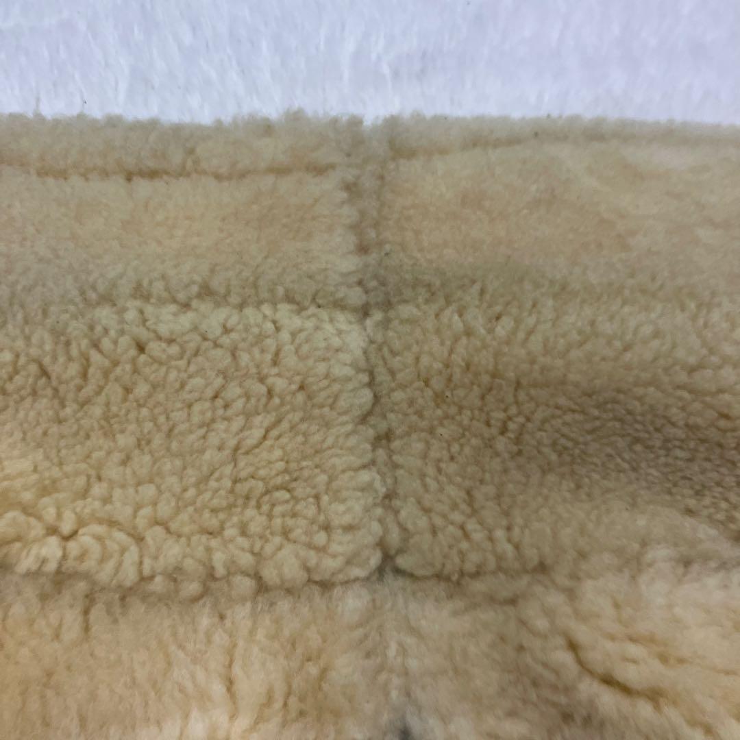 XL✨本革 羊革 レザー B-3 ムートン フライトジャケット ボア 肉厚