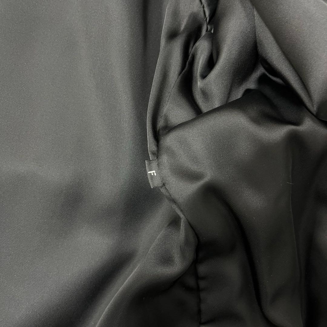 ★上質な肌触り★サガミンクロイヤル ファーコート ブラック