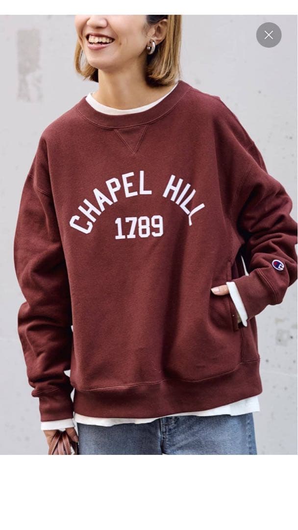 Champion’別注リバースロゴスエットポケットプルオーバー新品未使用