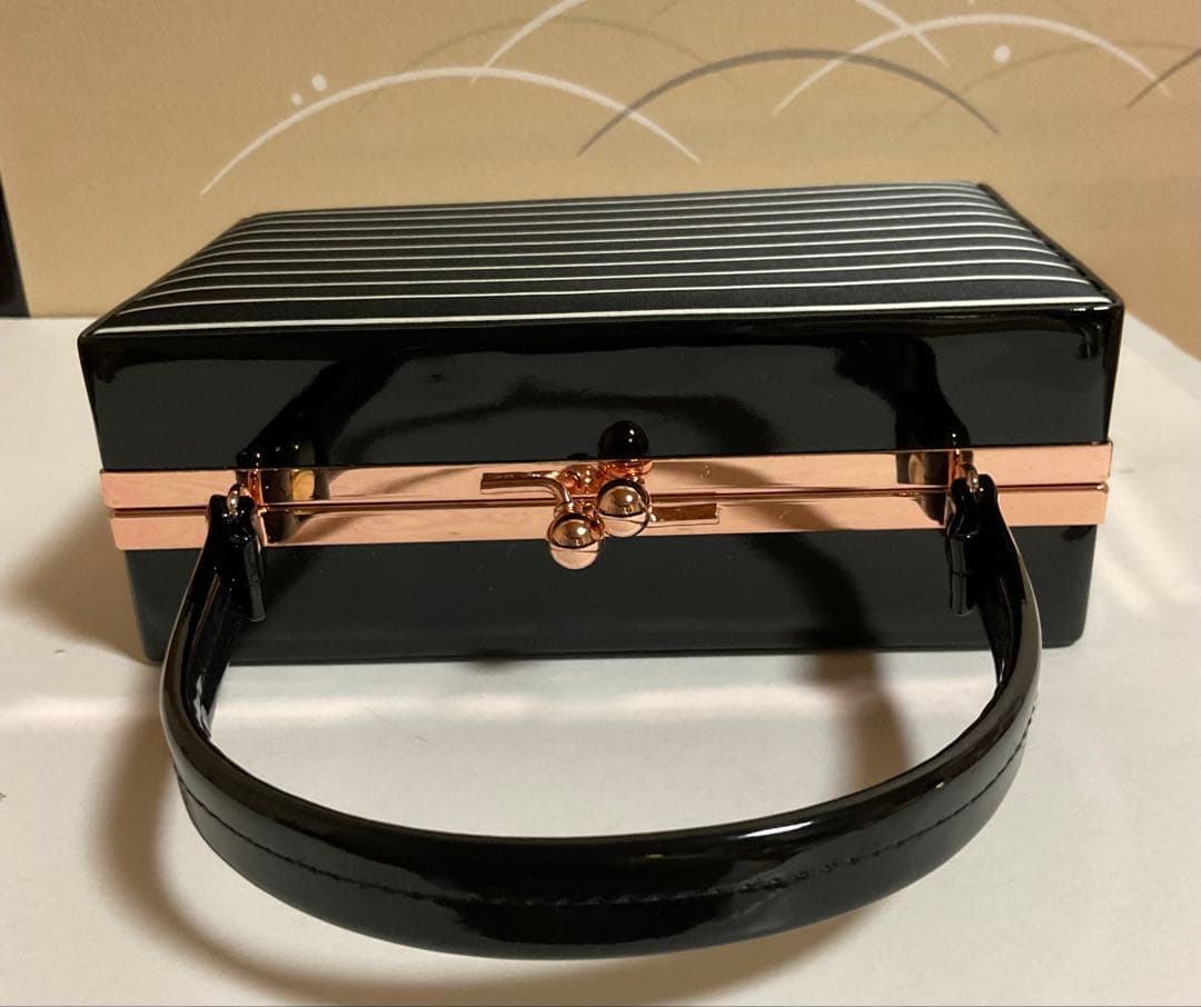 【美品】エナメル 7歳 七五三草履バッグ小物セット