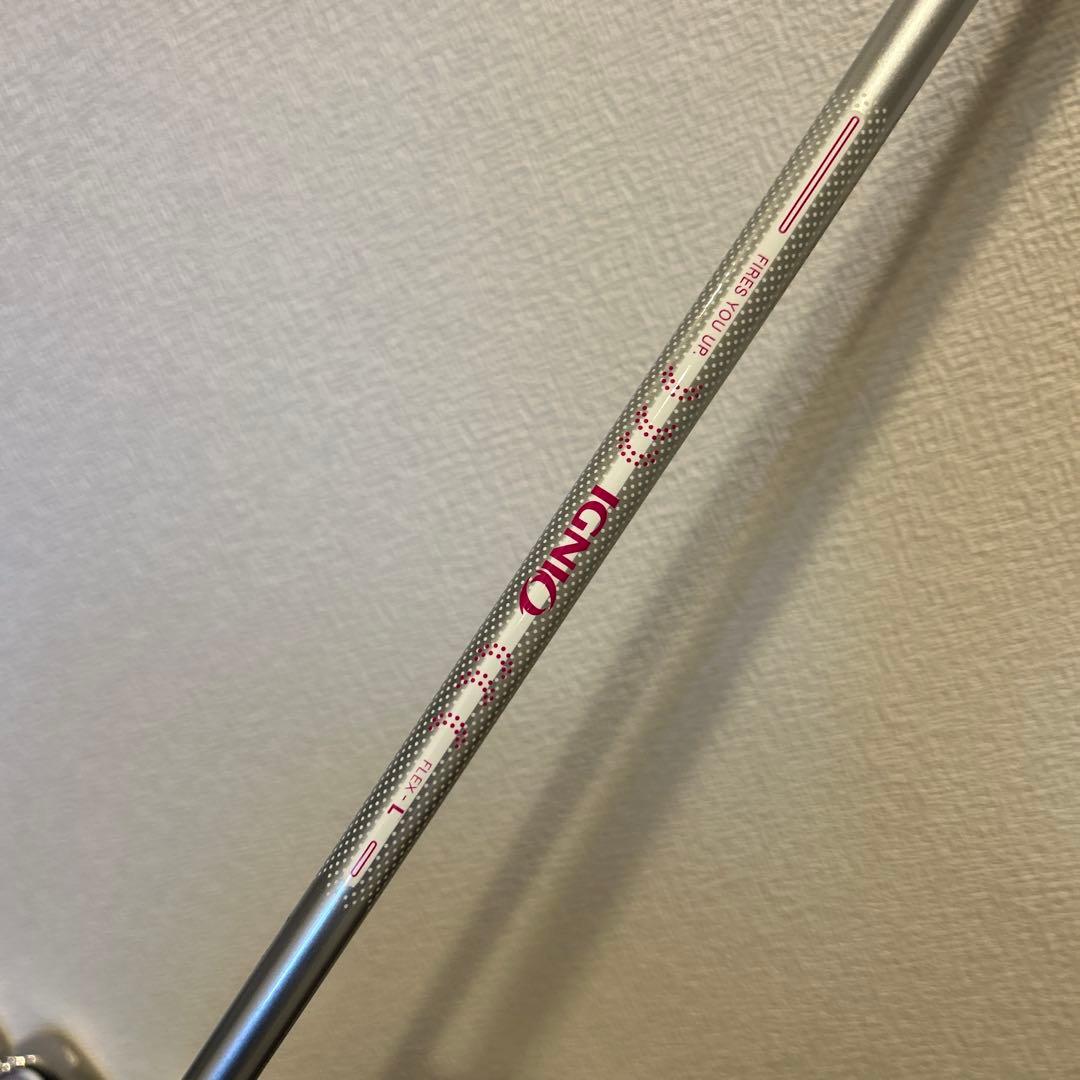 美品IGNIO レディースL 7本　右利き　イグニオ　ハーフゴルフセット