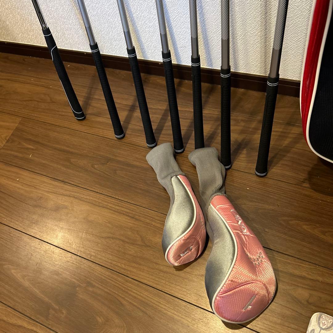 美品IGNIO レディースL 7本　右利き　イグニオ　ハーフゴルフセット