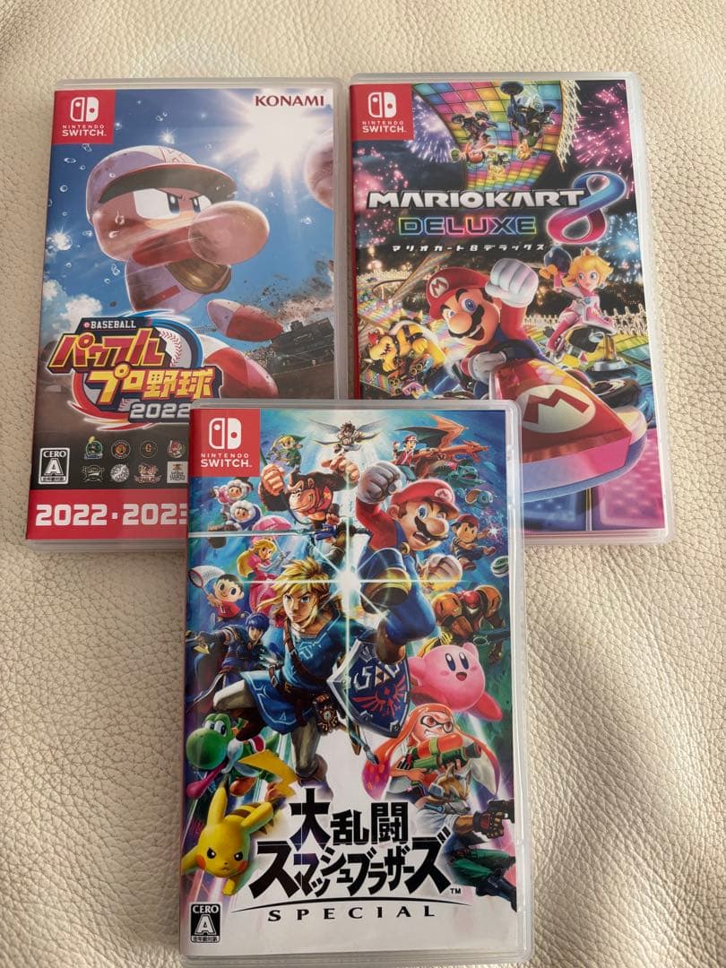 大乱闘スマッシュブラザーズスペシャル、マリオカートデラックス8、パワプロセット