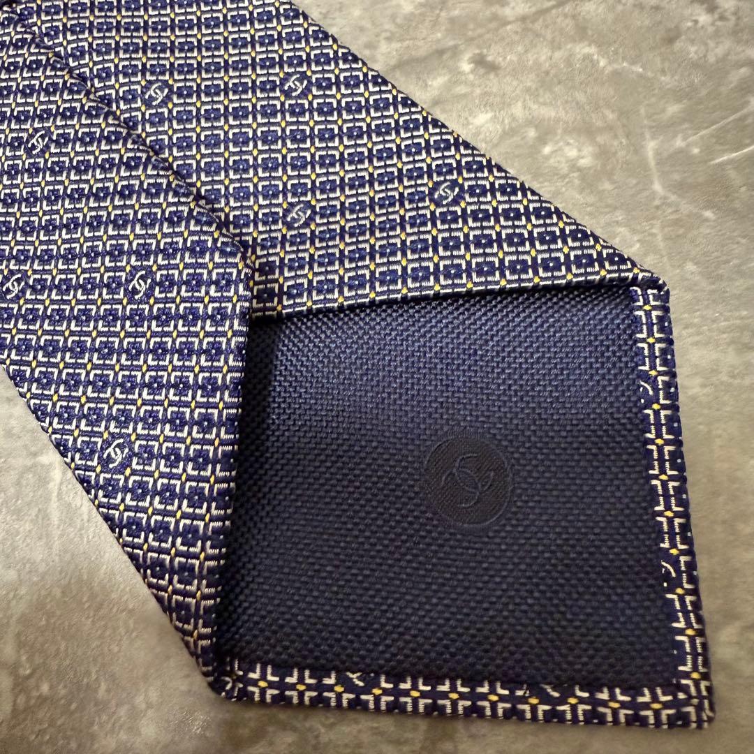【✨極美品✨】CHANEL シャネル ネクタイ ココマーク シルク ビジネス