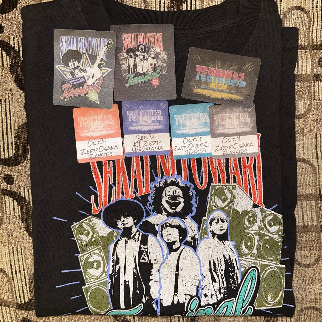 SEKAI NO OWARI Terminal ツアーTシャツ ステッカー