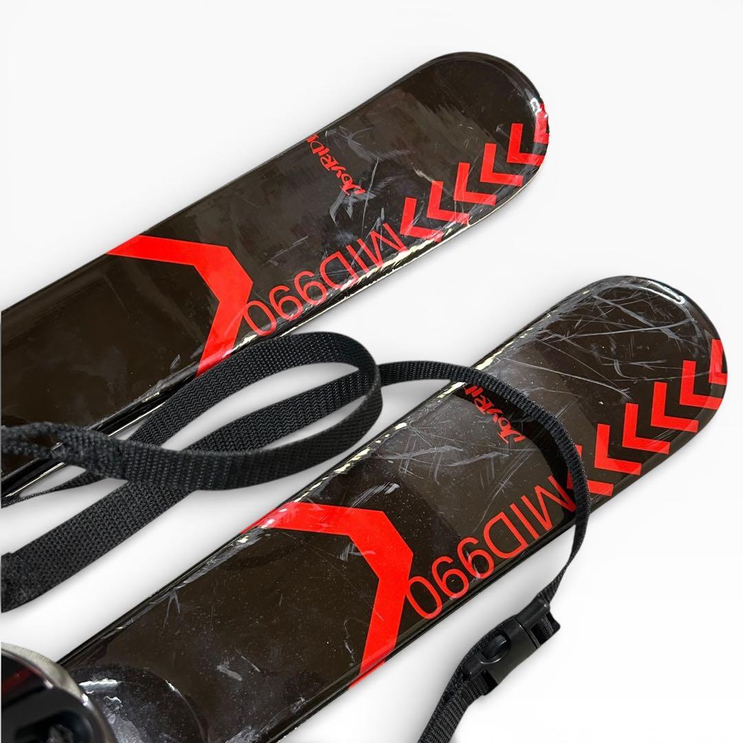 JOY RIDE ショートスキー 99cm スノボーブーツ対応 ビインディングS