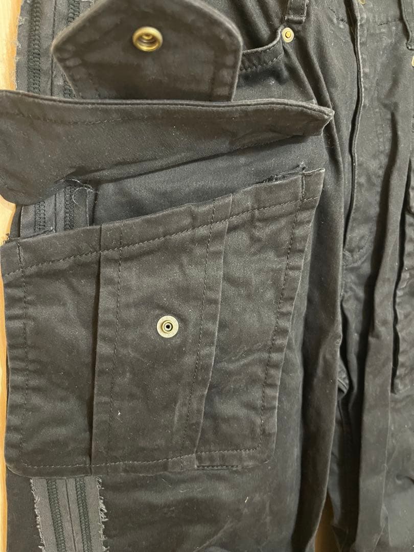 y2k archive ギミック HALB カーゴパンツ メンズ M ブラック