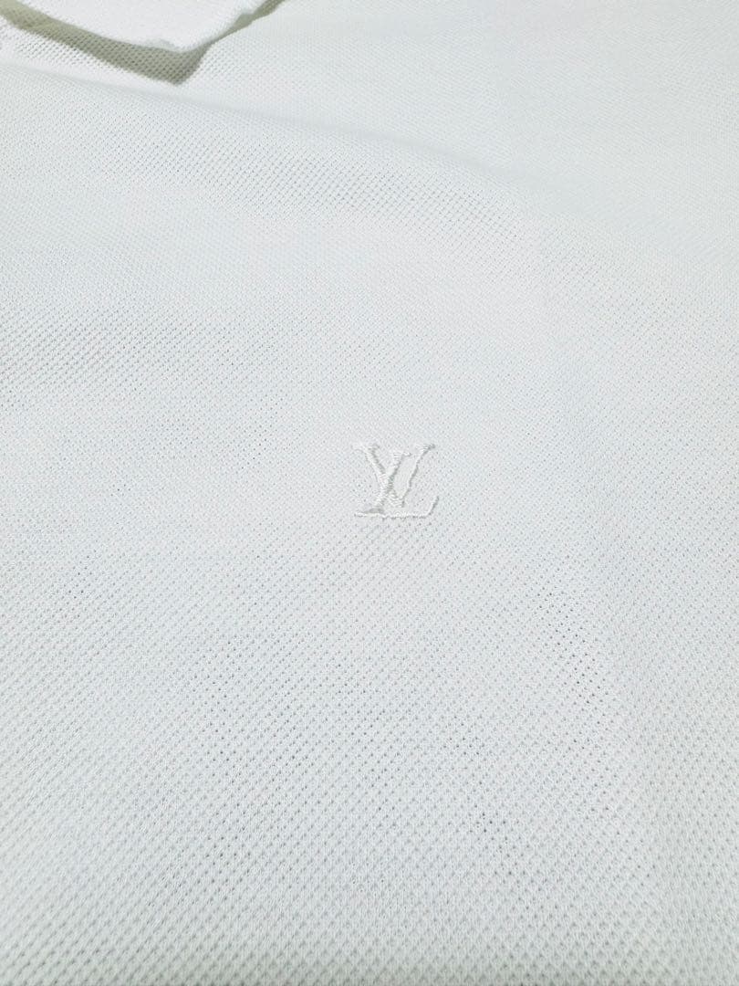 極美品 ☆Louis Vuitton☆ ルイヴィトン　ホワイトポロシャツ