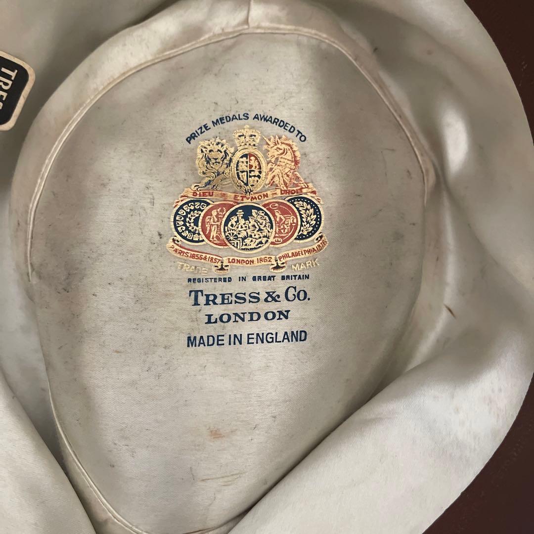 50's 60's イングランド製　ハット　チャコールグレー　7 1/4