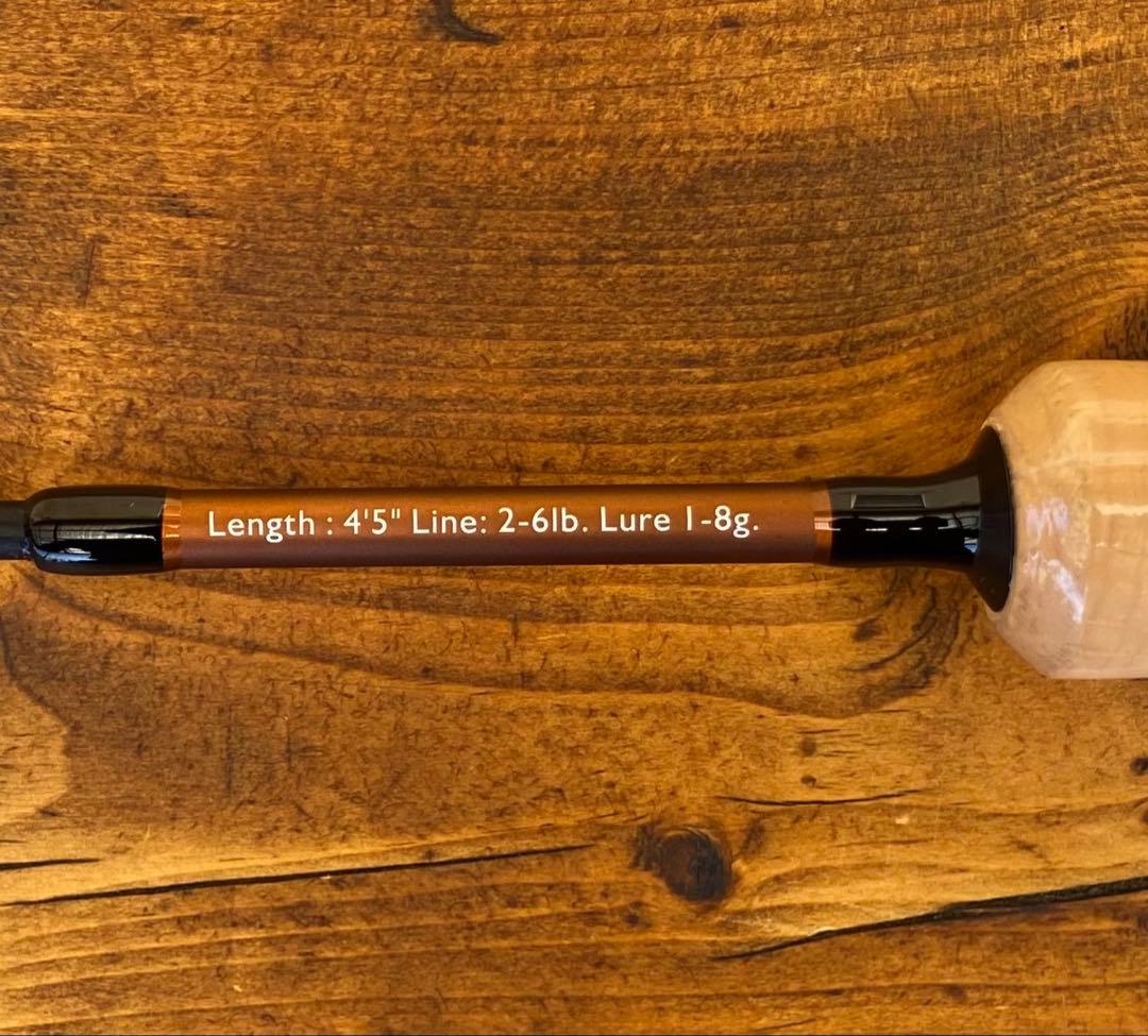 トラウトロッド　パックロッド　スピニングロッド　渓流釣り　天然木グリップ　源流