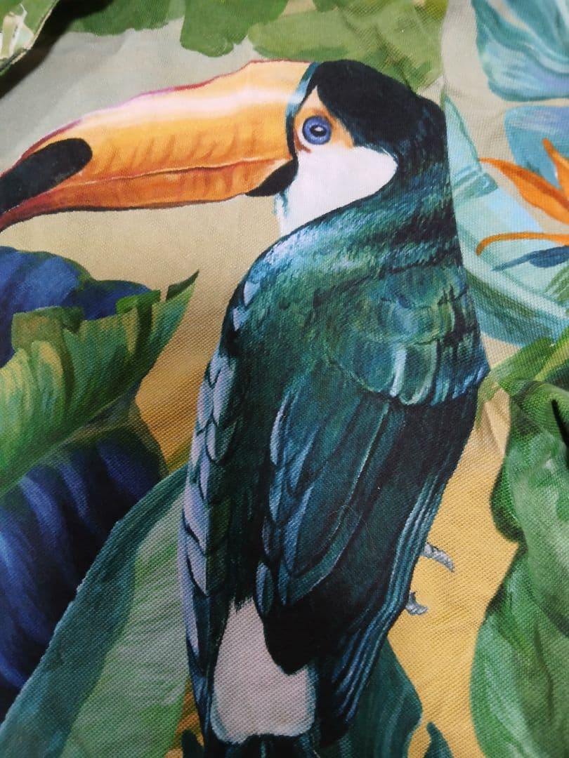 DOLCE&GABBANA　トラとオウムのプリントポロシャツ