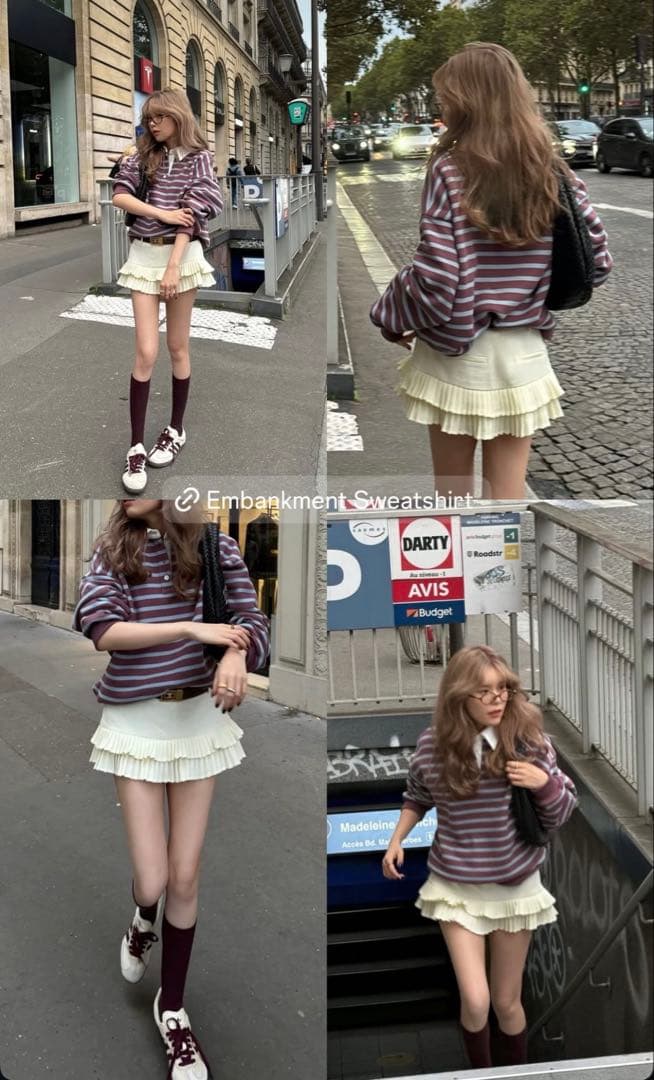 新品未使用　thetoe Embankment Sweatshirt Sサイズ