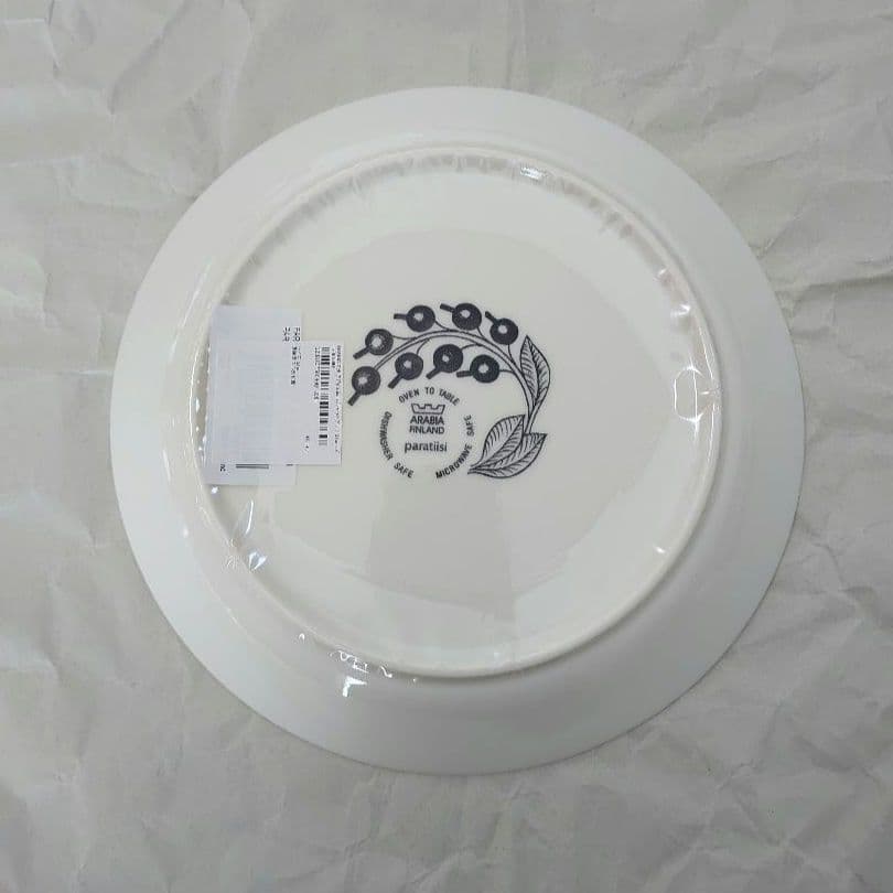 ARABIA パラティッシ パープル 21cmプレート 2枚セット 未使用品