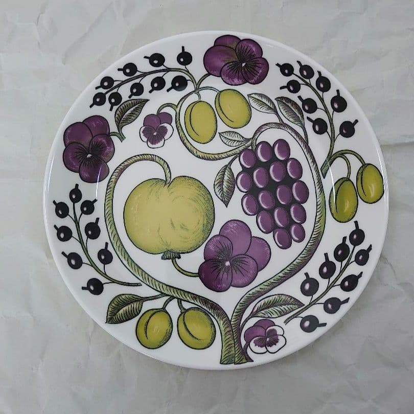 ARABIA パラティッシ パープル 21cmプレート 2枚セット 未使用品