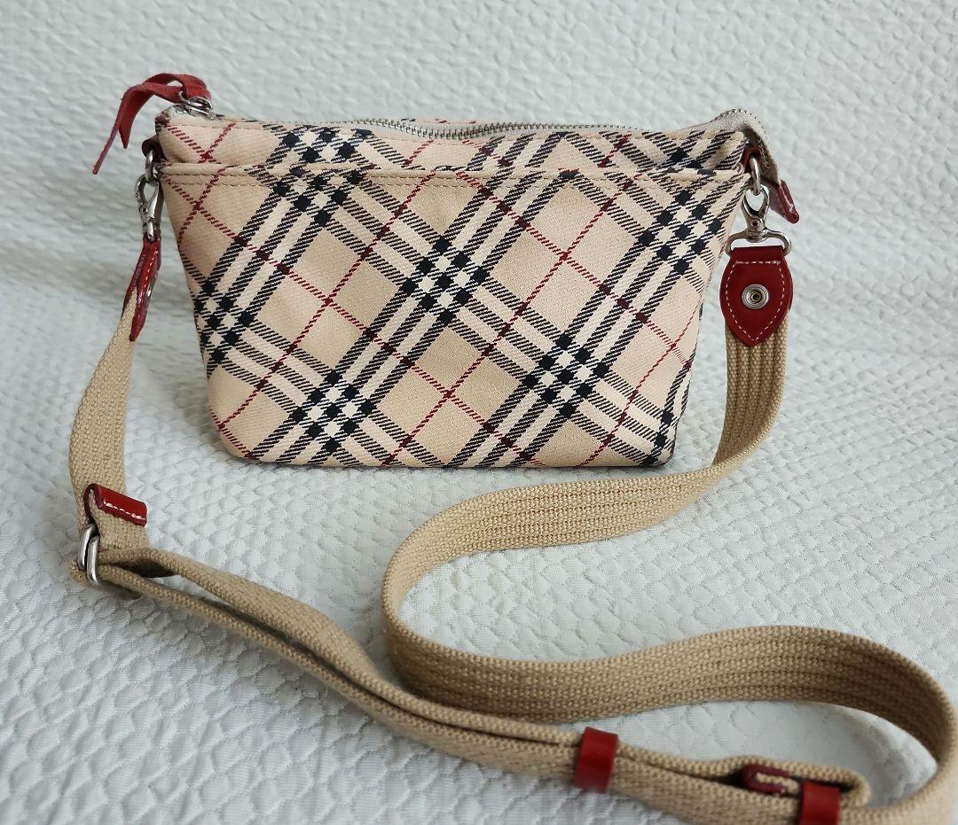 BURBERRY　バーバリーブルーレーベル　ノバチェック　ショルダーバッグ