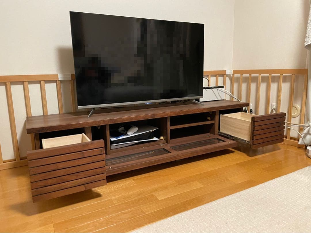 【BOOMS】テレビボード 180cm 北欧モダン 大型TV対応