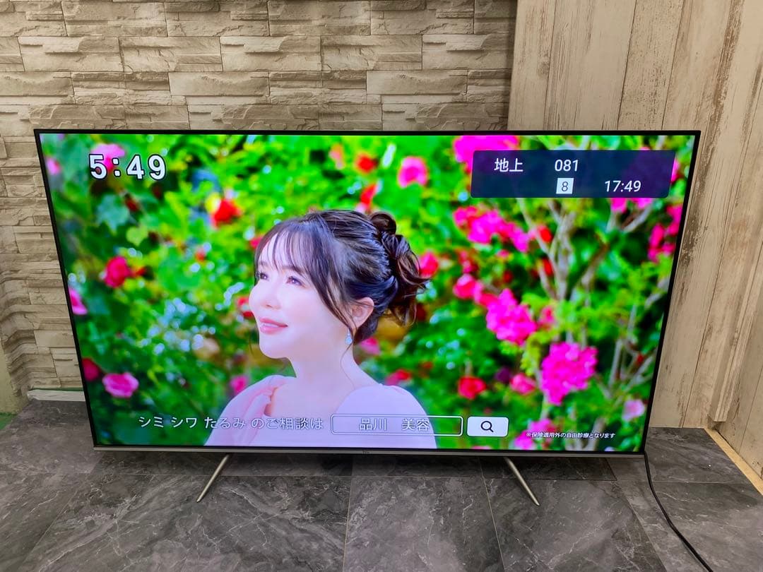 【美品】TCL 55型4K液晶テレビ　2024年製　55C646