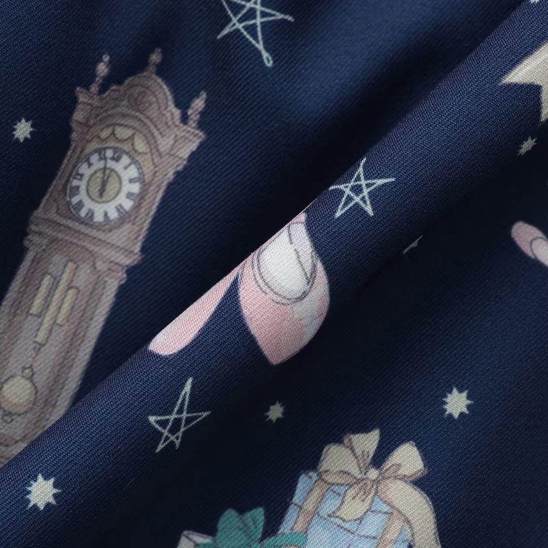 メゾピアノ新品新作タグ付きくるみ割り人形柄キャミワンピース140