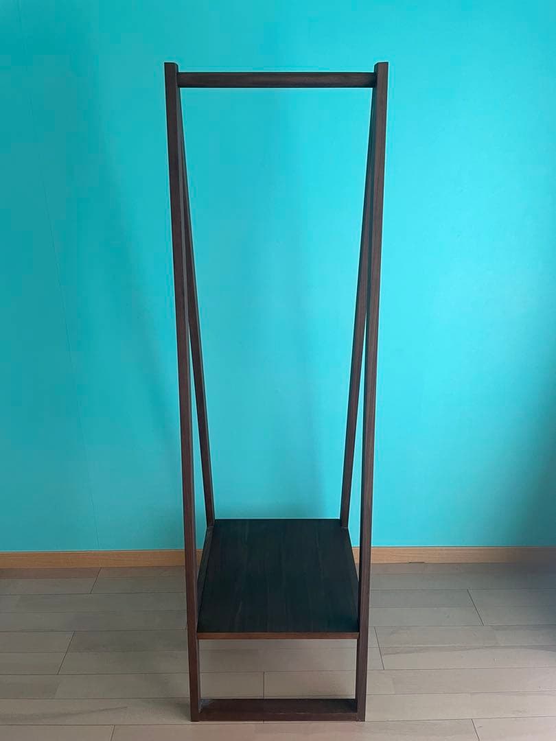 無印良品　ウォールナット　木製ハンガーラック