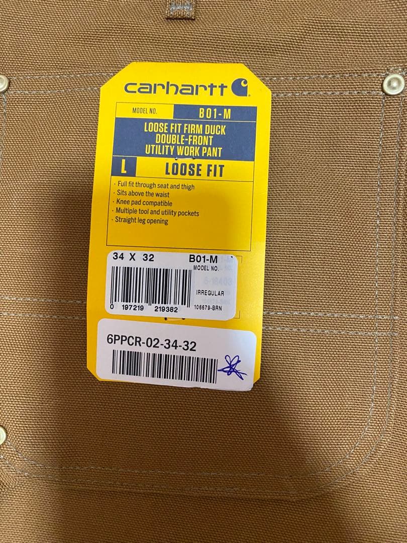 カーハートダブルニー　W34L32 週末値下げ