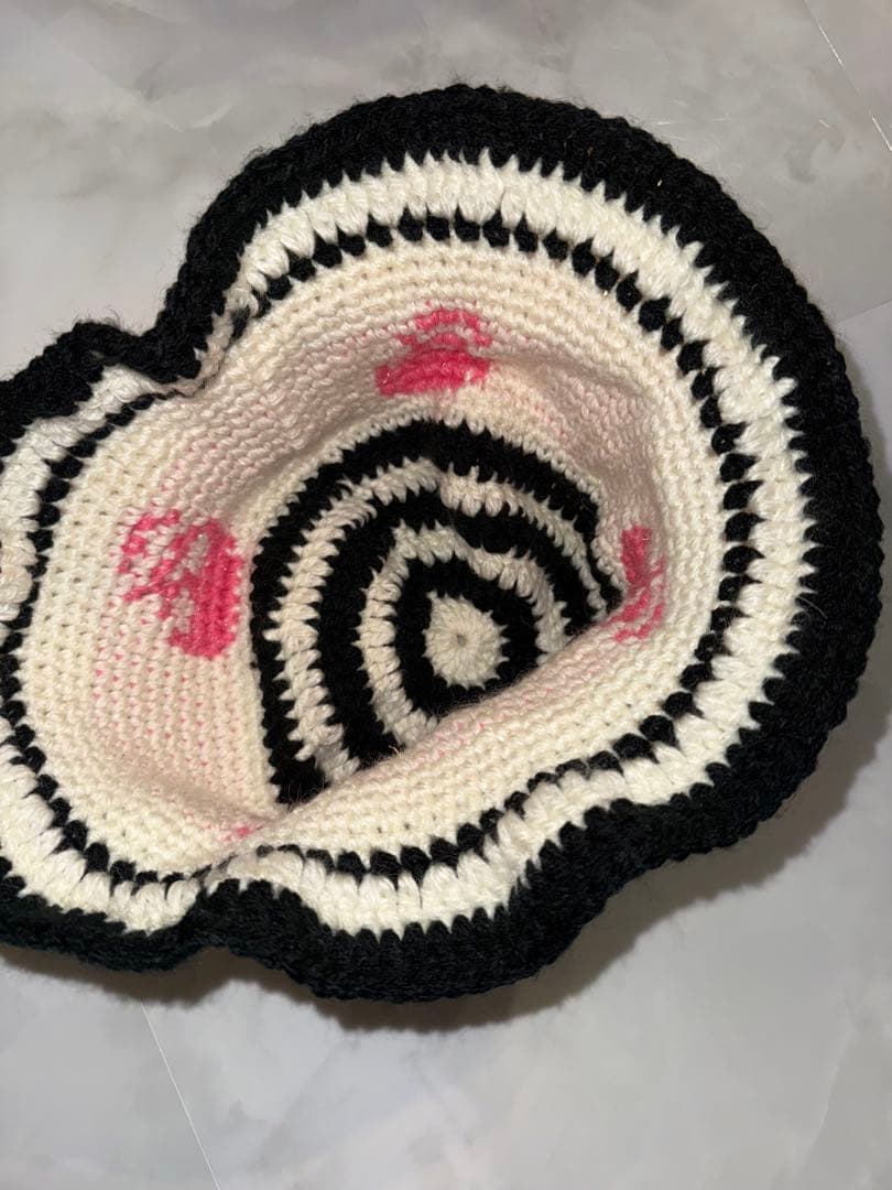 Y.A.R.N. ニットハット　ドクロ　itimi