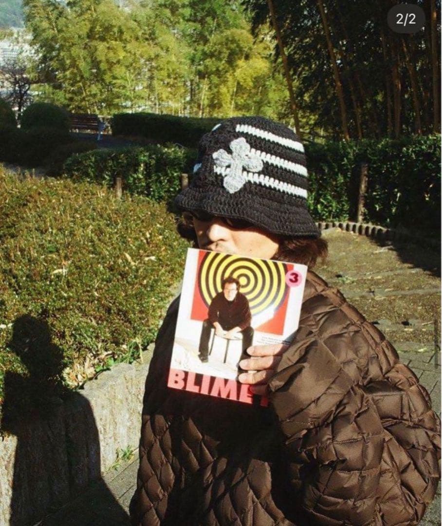 Y.A.R.N. ニットハット　ドクロ　itimi