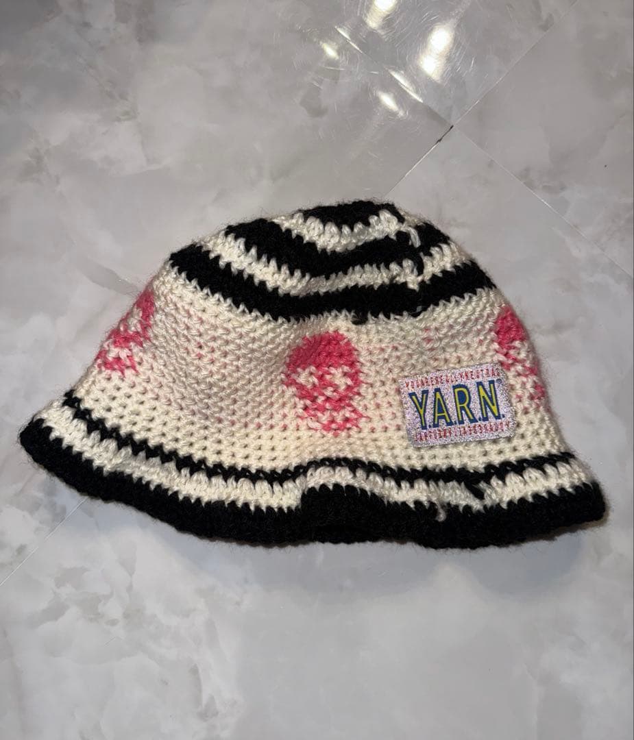Y.A.R.N. ニットハット　ドクロ　itimi