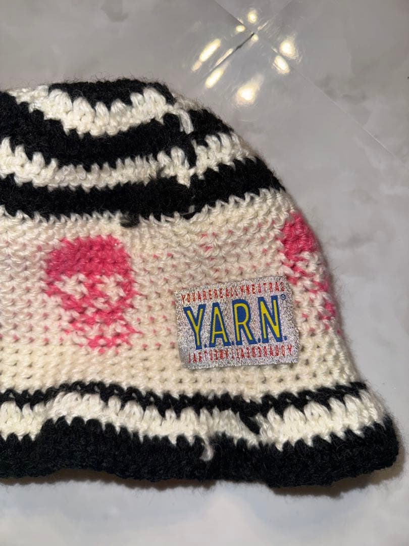 Y.A.R.N. ニットハット　ドクロ　itimi