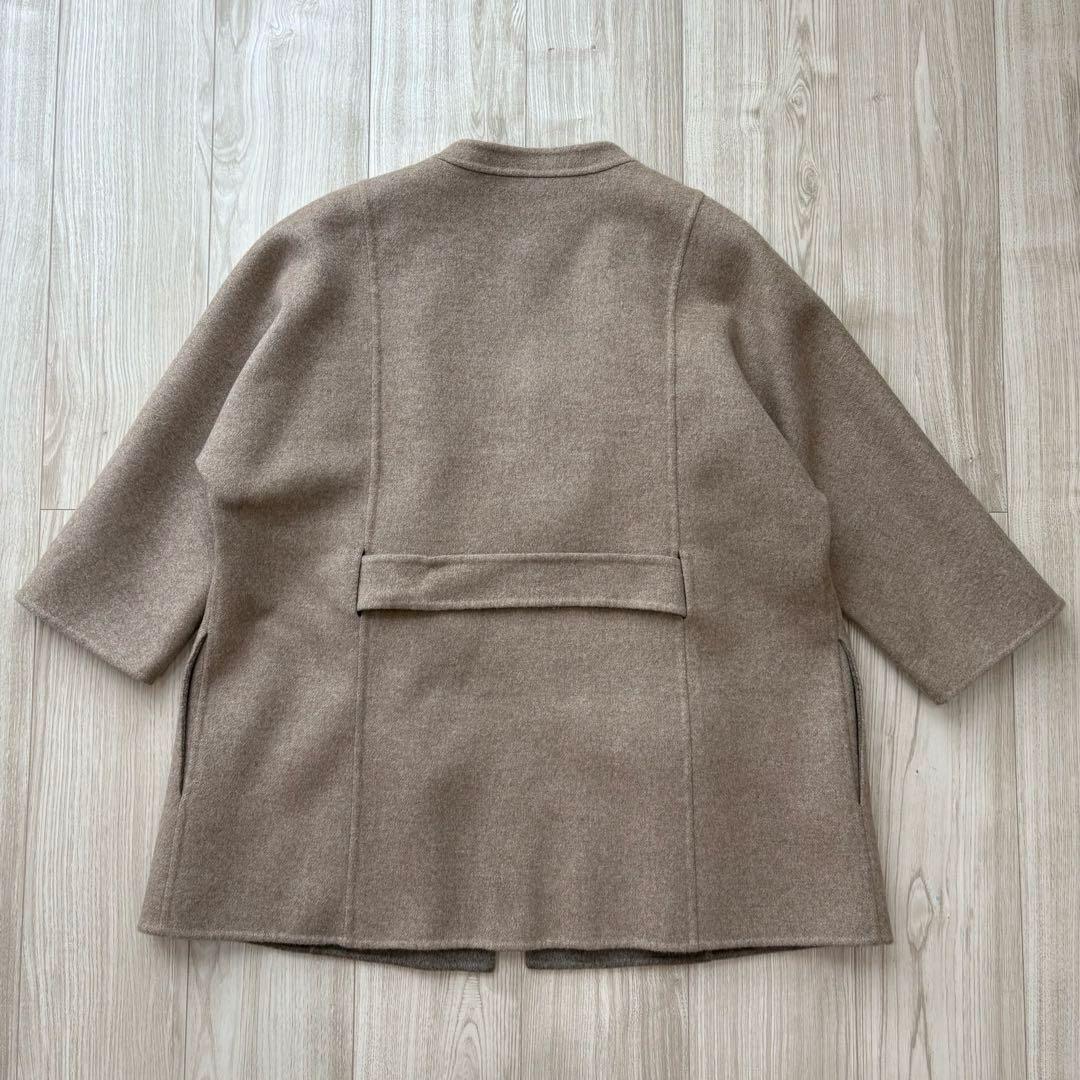 【極美品】FOXEY BOUTIQUE 現行 カシミヤ100% リバーコート L