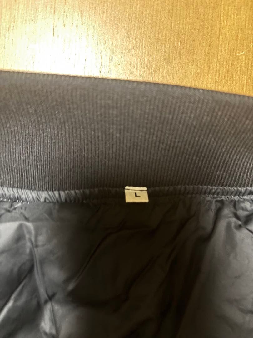 MUJI Labo 無印良品 MA-1ダウンブルゾン 黒　Lサイズ