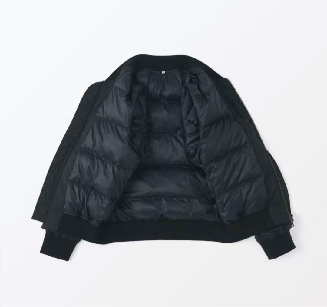 MUJI Labo 無印良品 MA-1ダウンブルゾン 黒　Lサイズ