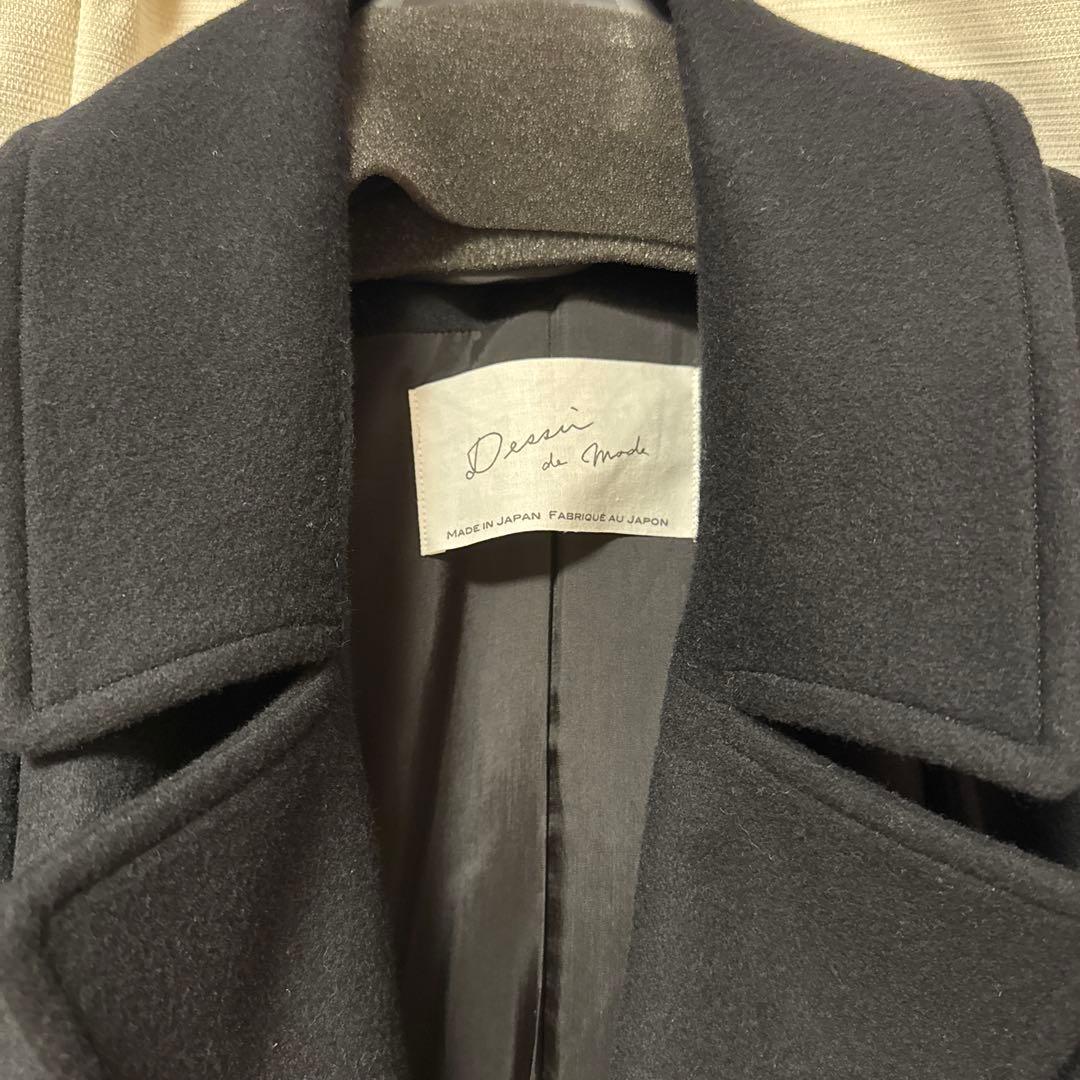 【美品】Dessin de Modeつけ襟コート