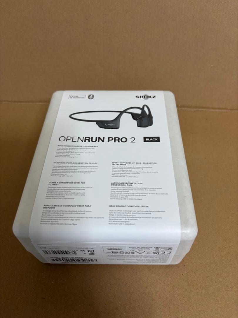 OpenRun Pro 2 標準サイズ ブラック Black New! 新品