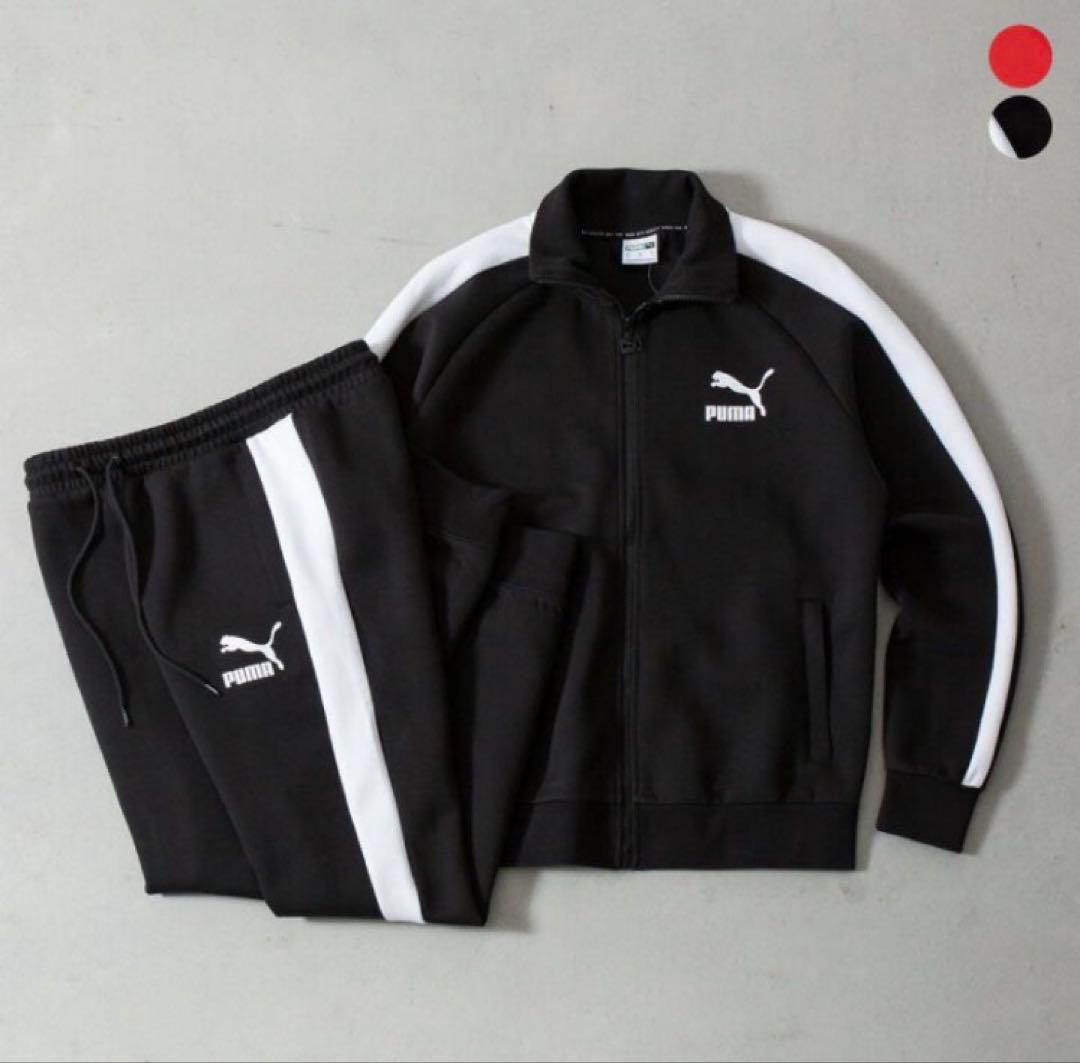PUMA ジャージ ブラック セットアップ