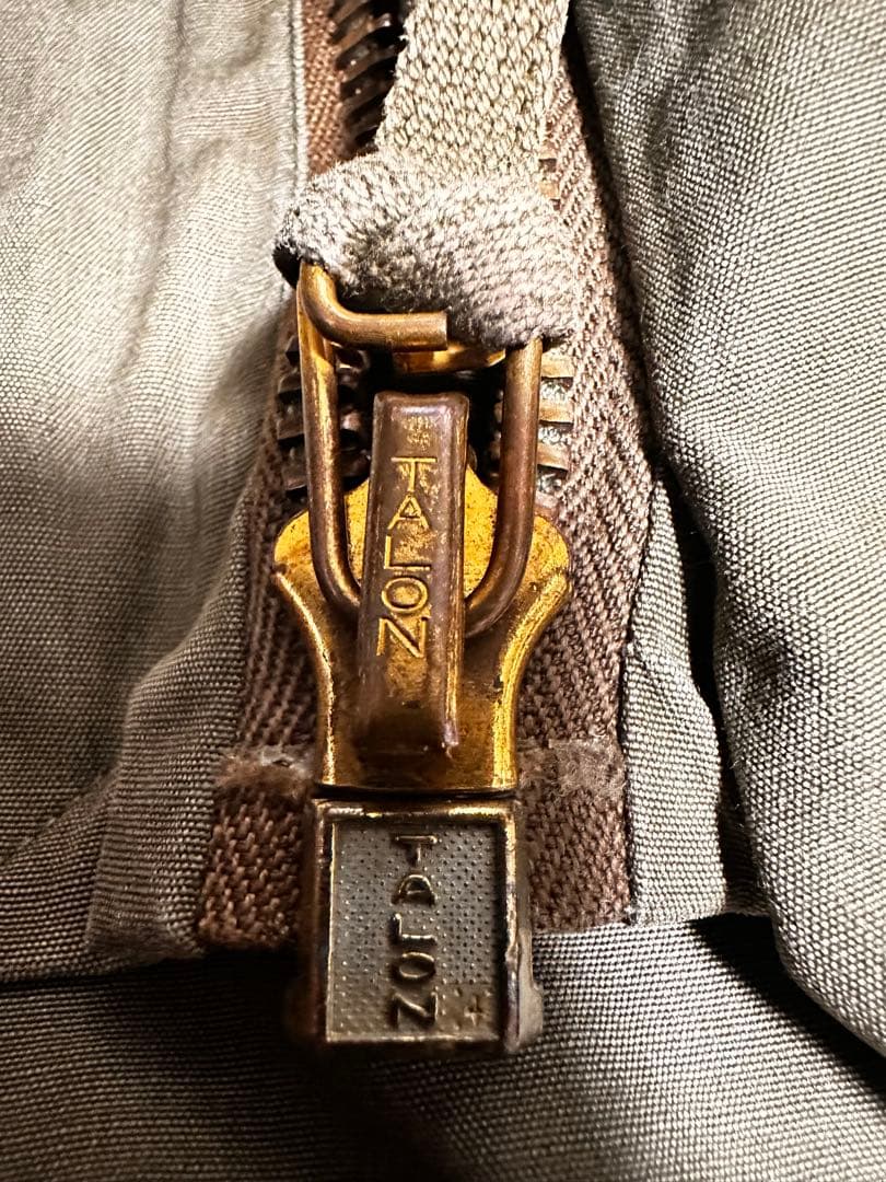 M-47 40sフィールドジャケット　真鍮TALON SMALL 古着　軍物