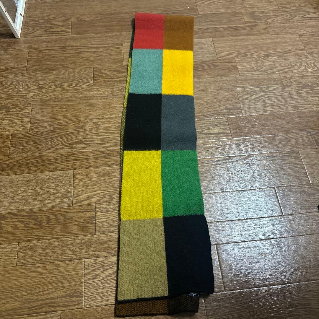 JO GORDON マルチカラーチェックマフラー