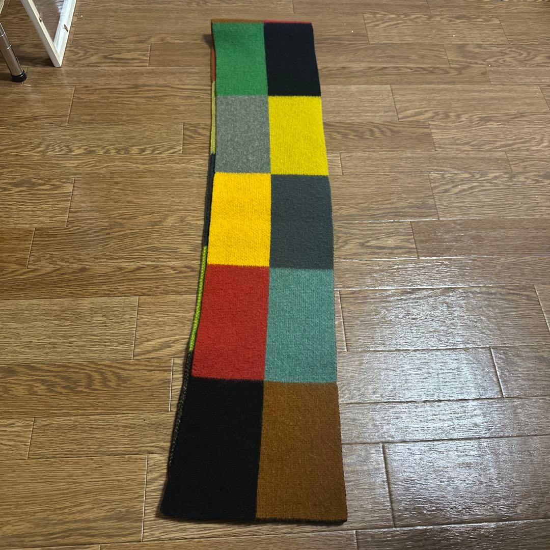 JO GORDON マルチカラーチェックマフラー